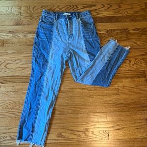 Trendy Pacsun Two Toned Straight Leg Jeans